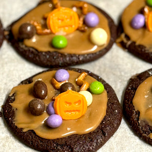 Salted Caramel Spooky Cookie